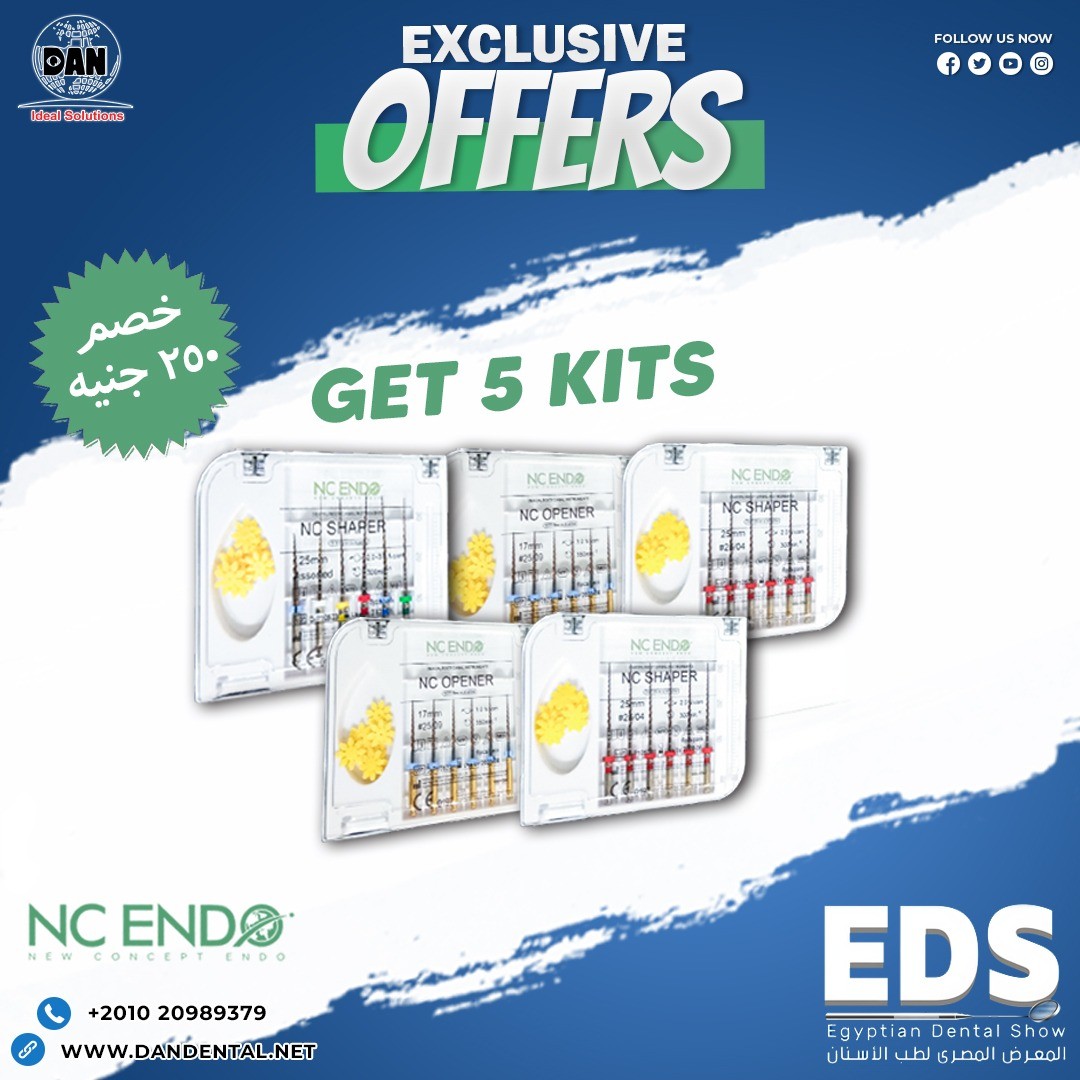 5 Kit NC ENDO Files EDS 2025
